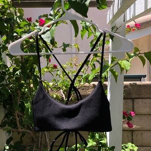 ‼️SOLD‼️black bikini top